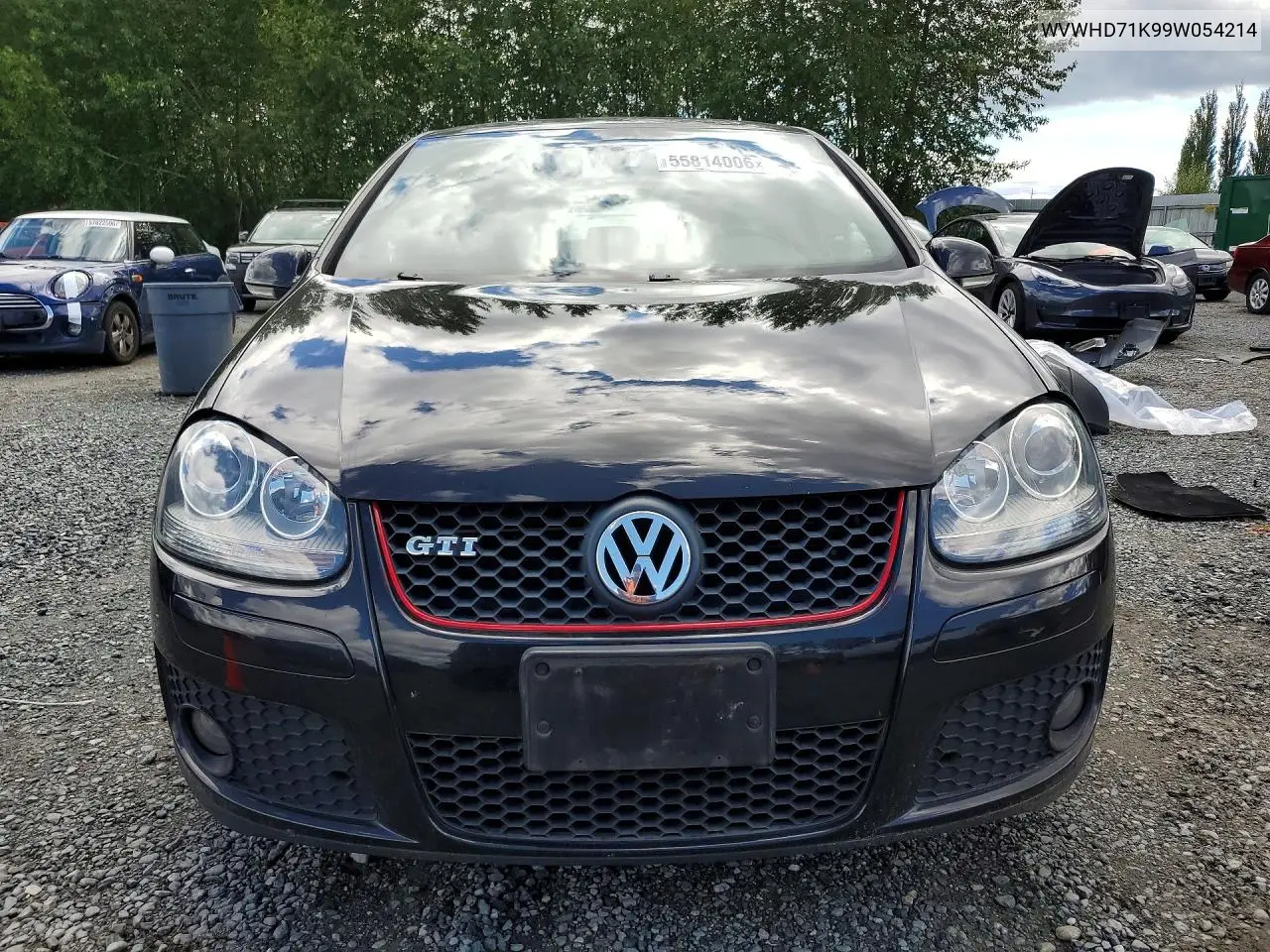 2009 Volkswagen Gti VIN: WVWHD71K99W054214 Lot: 55814006