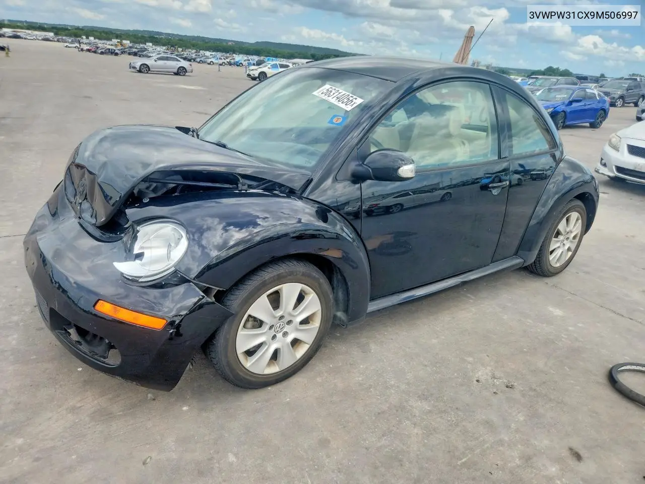 2009 Volkswagen New Beetle S VIN: 3VWPW31CX9M506997 Lot: 56314056