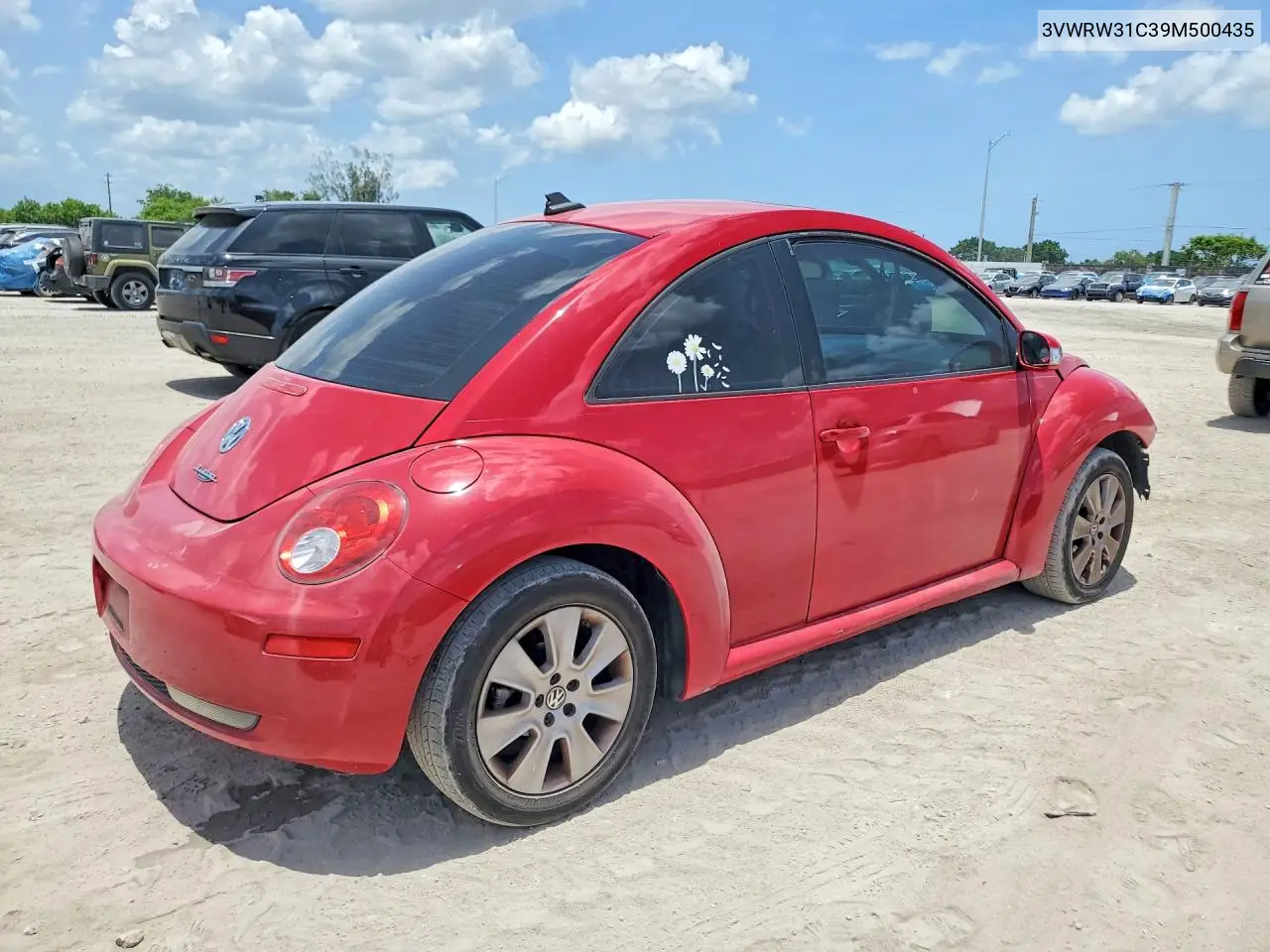 2009 Volkswagen New Beetle S VIN: 3VWRW31C39M500435 Lot: 57174666