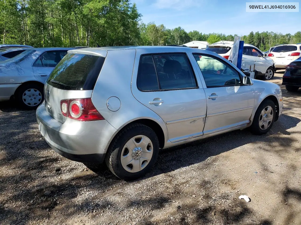2009 Volkswagen City Golf VIN: 9BWEL41J694016906 Lot: 57328296