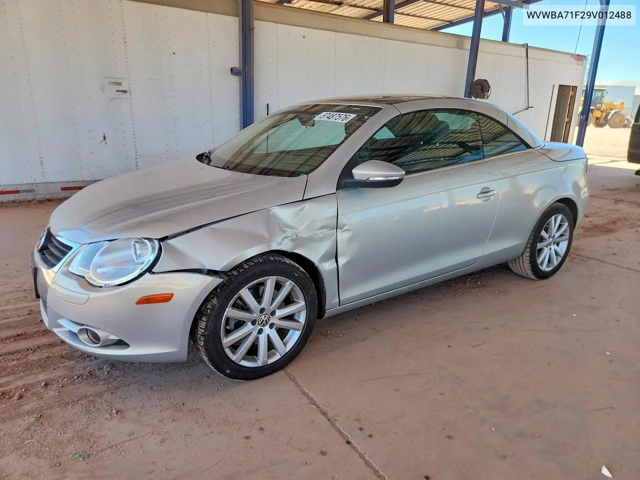 2009 Volkswagen Eos Turbo VIN: WVWBA71F29V012488 Lot: 57487576