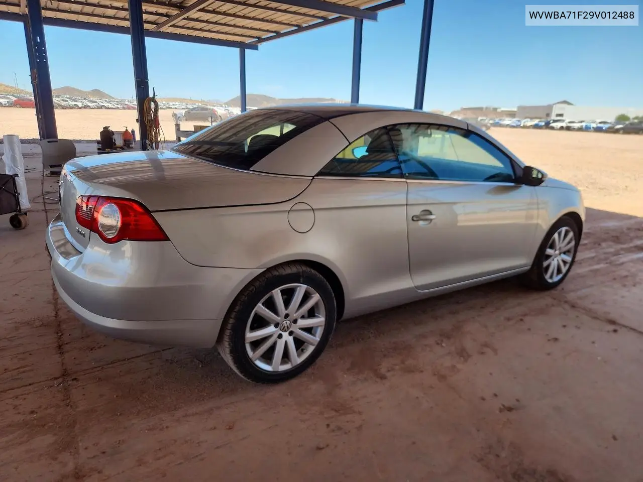2009 Volkswagen Eos Turbo VIN: WVWBA71F29V012488 Lot: 57487576