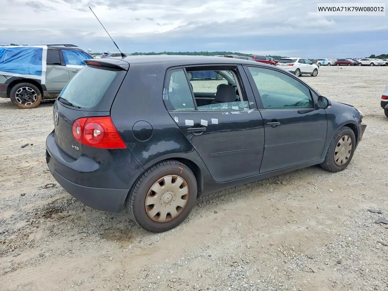 2009 Volkswagen Rabbit VIN: WVWDA71K79W080012 Lot: 57631296