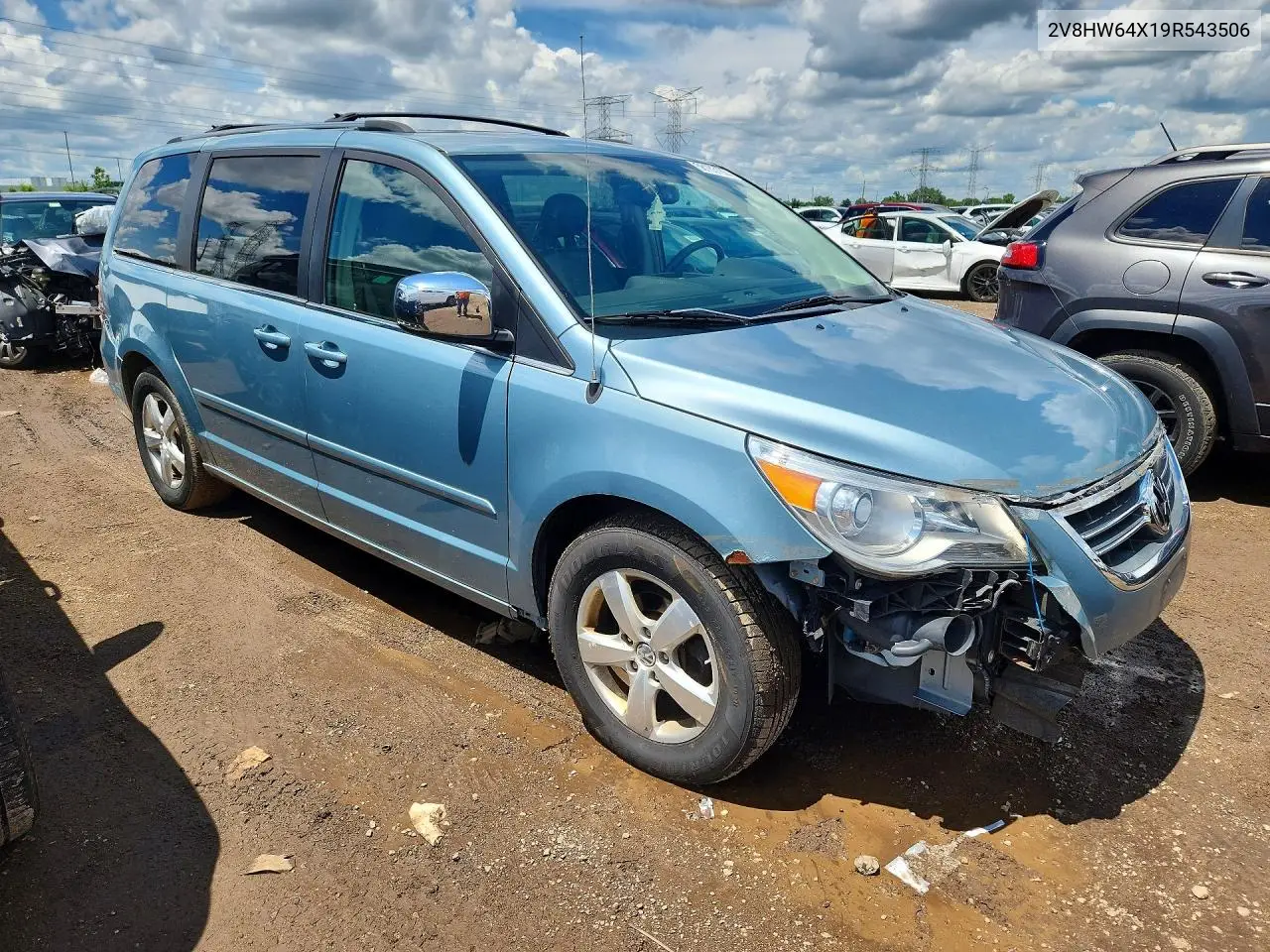 2009 Volkswagen Routan Sel Premium VIN: 2V8HW64X19R543506 Lot: 58163166