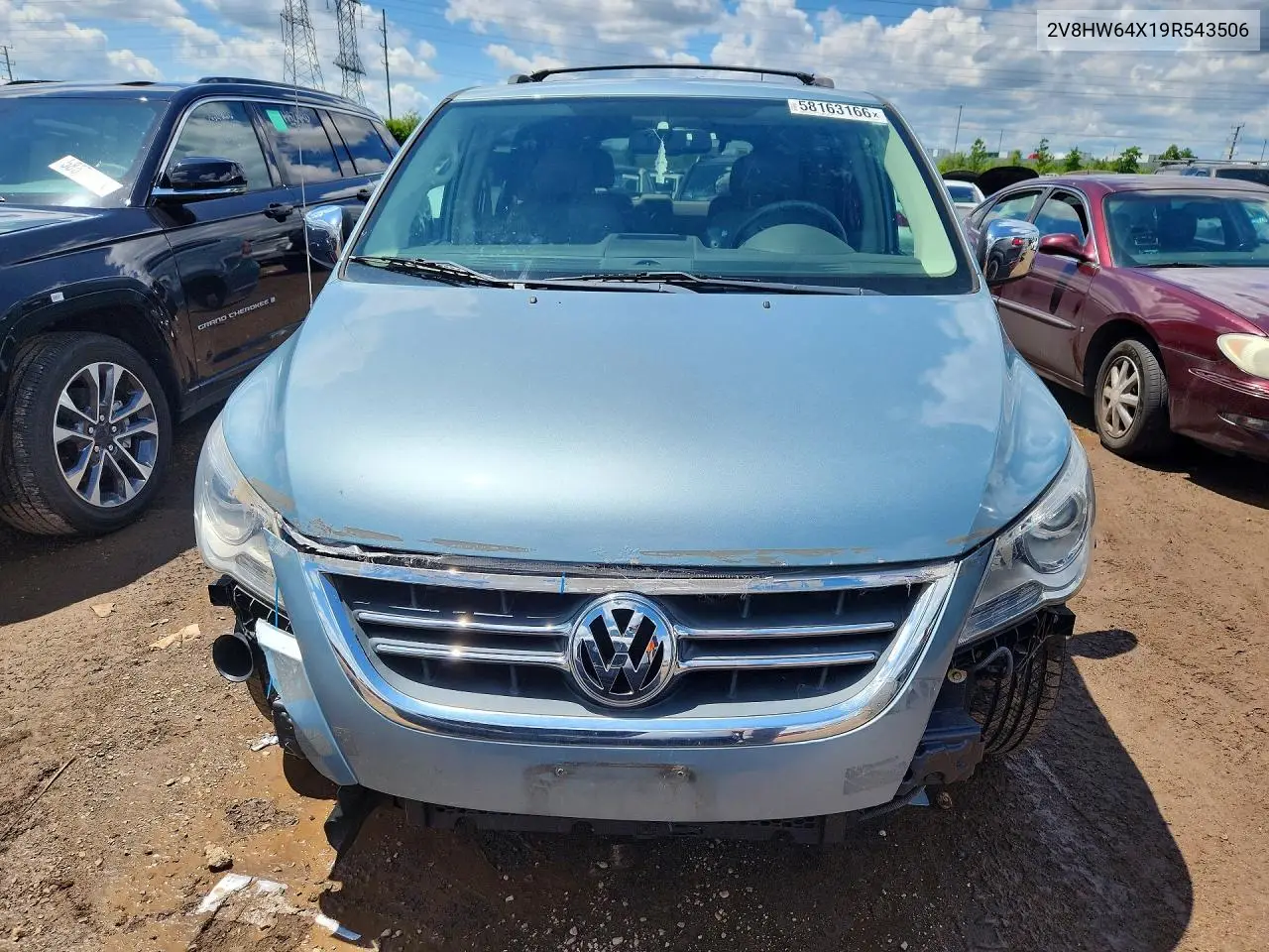 2009 Volkswagen Routan Sel Premium VIN: 2V8HW64X19R543506 Lot: 58163166