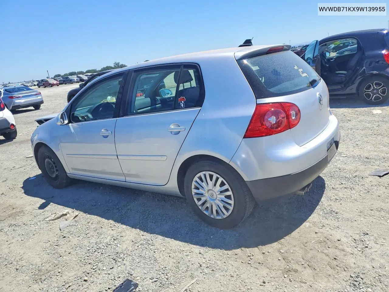 2009 Volkswagen Rabbit VIN: WVWDB71KX9W139955 Lot: 58563726
