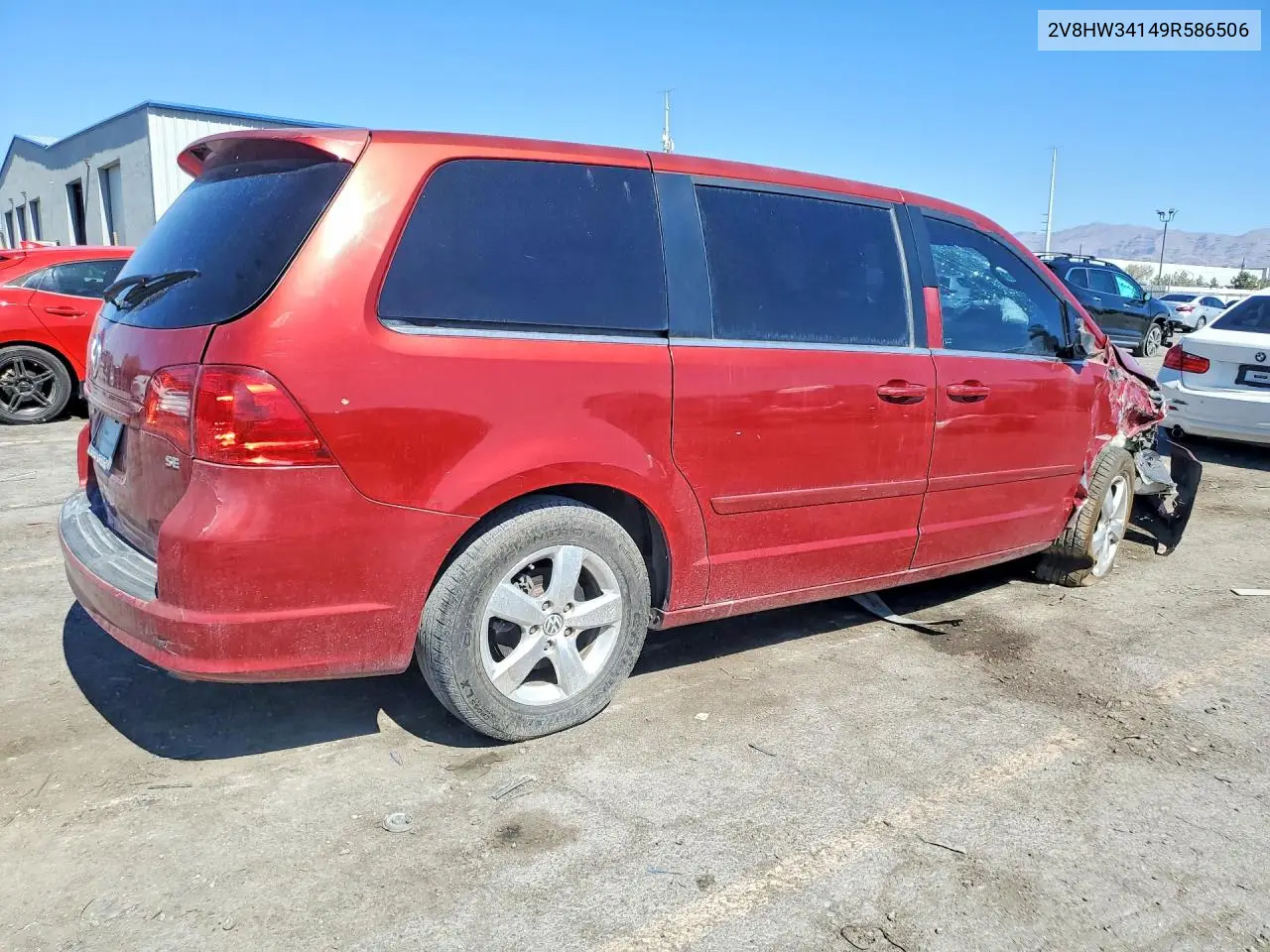 2009 Volkswagen Routan Se VIN: 2V8HW34149R586506 Lot: 58958916