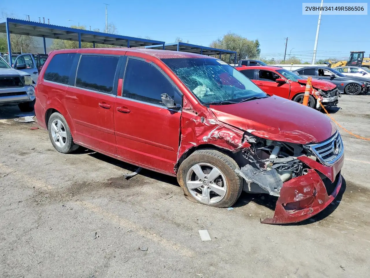 2009 Volkswagen Routan Se VIN: 2V8HW34149R586506 Lot: 58958916