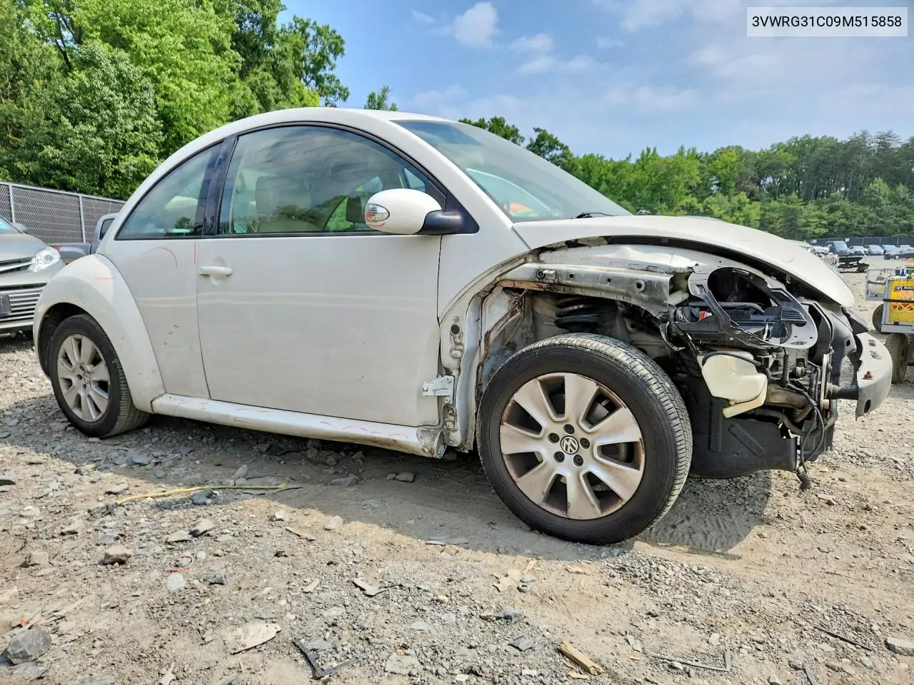 2009 Volkswagen New Beetle S VIN: 3VWRG31C09M515858 Lot: 61063336