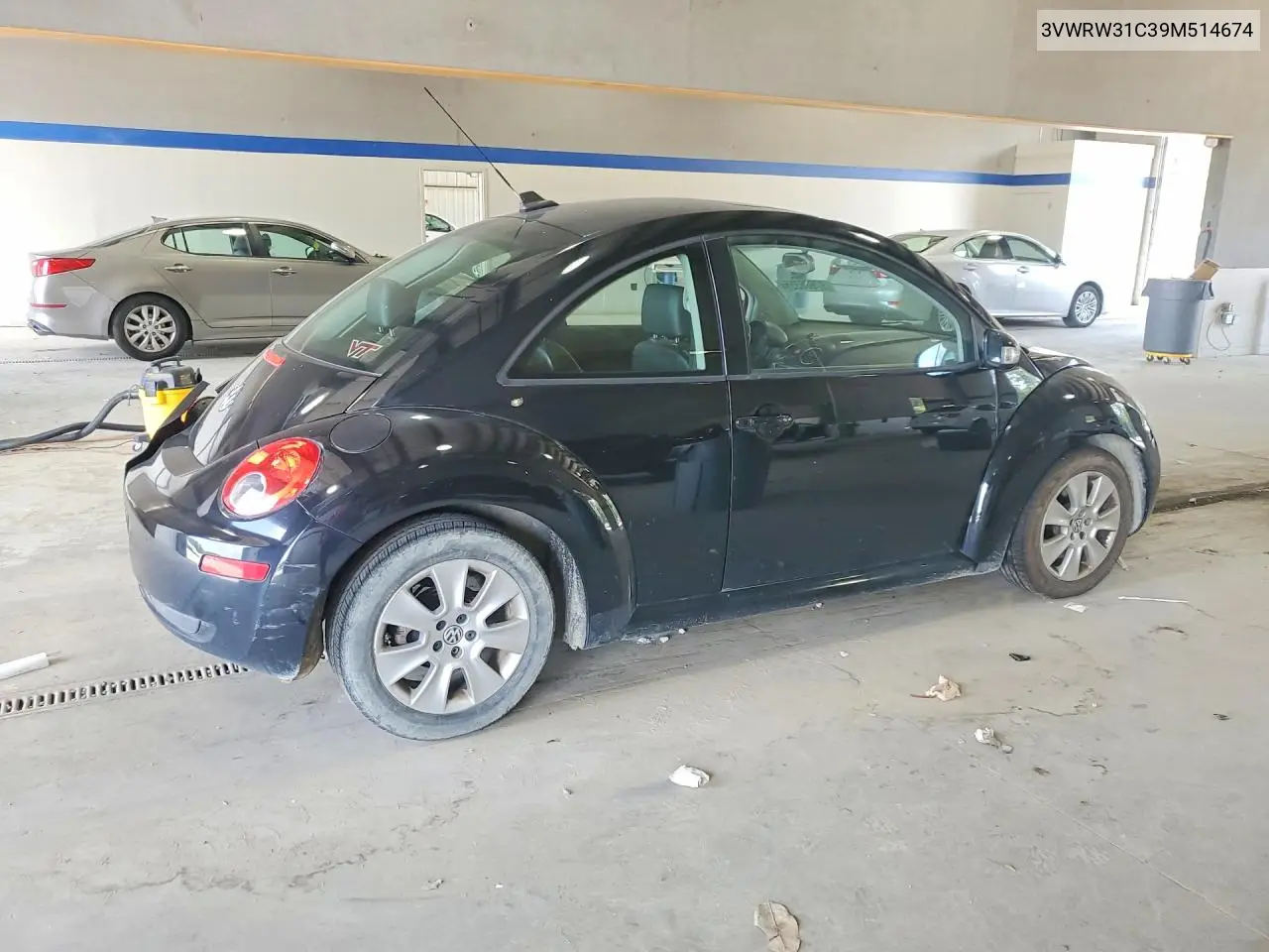 2009 Volkswagen New Beetle S VIN: 3VWRW31C39M514674 Lot: 97686355