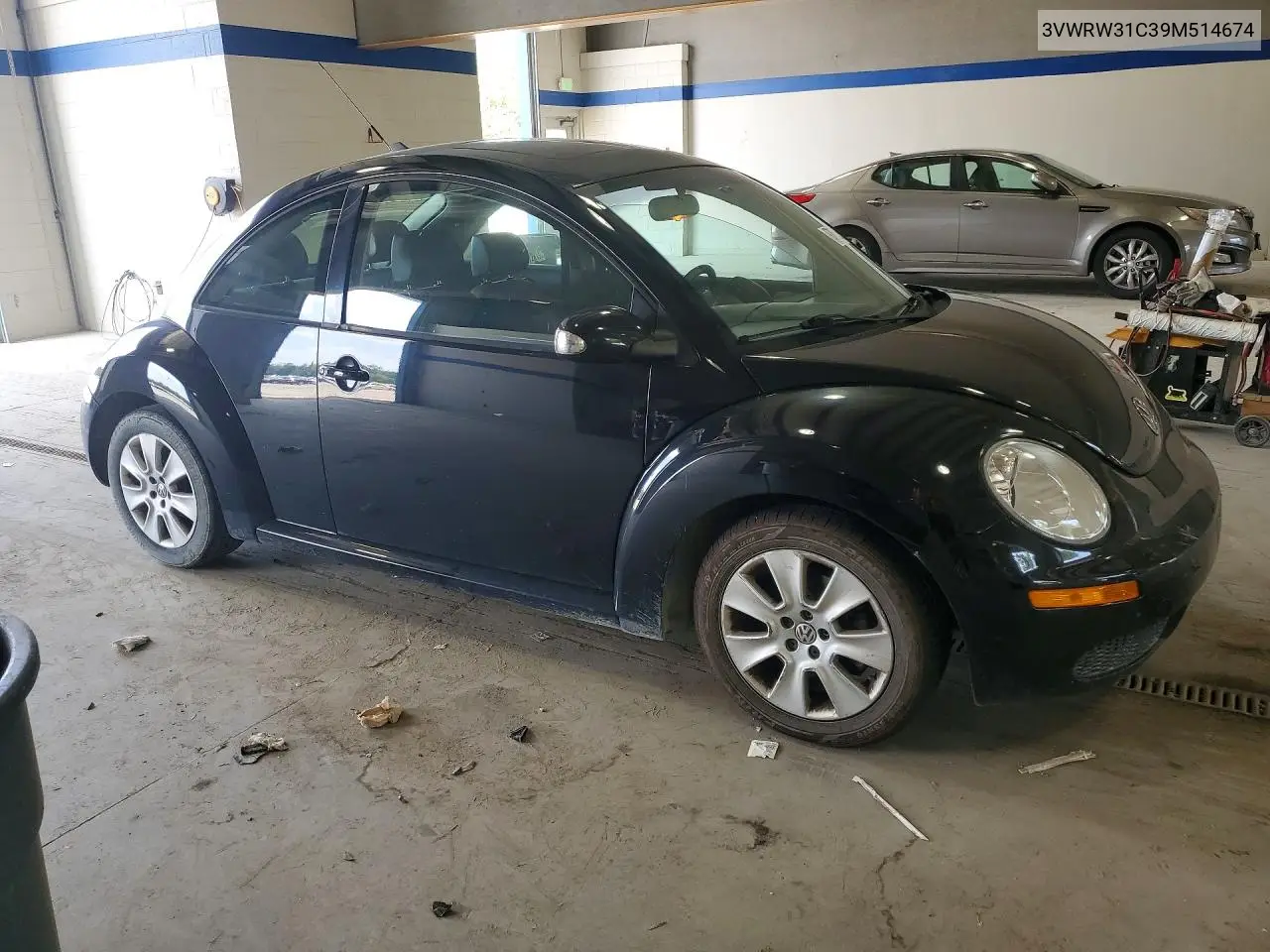 2009 Volkswagen New Beetle S VIN: 3VWRW31C39M514674 Lot: 97686355