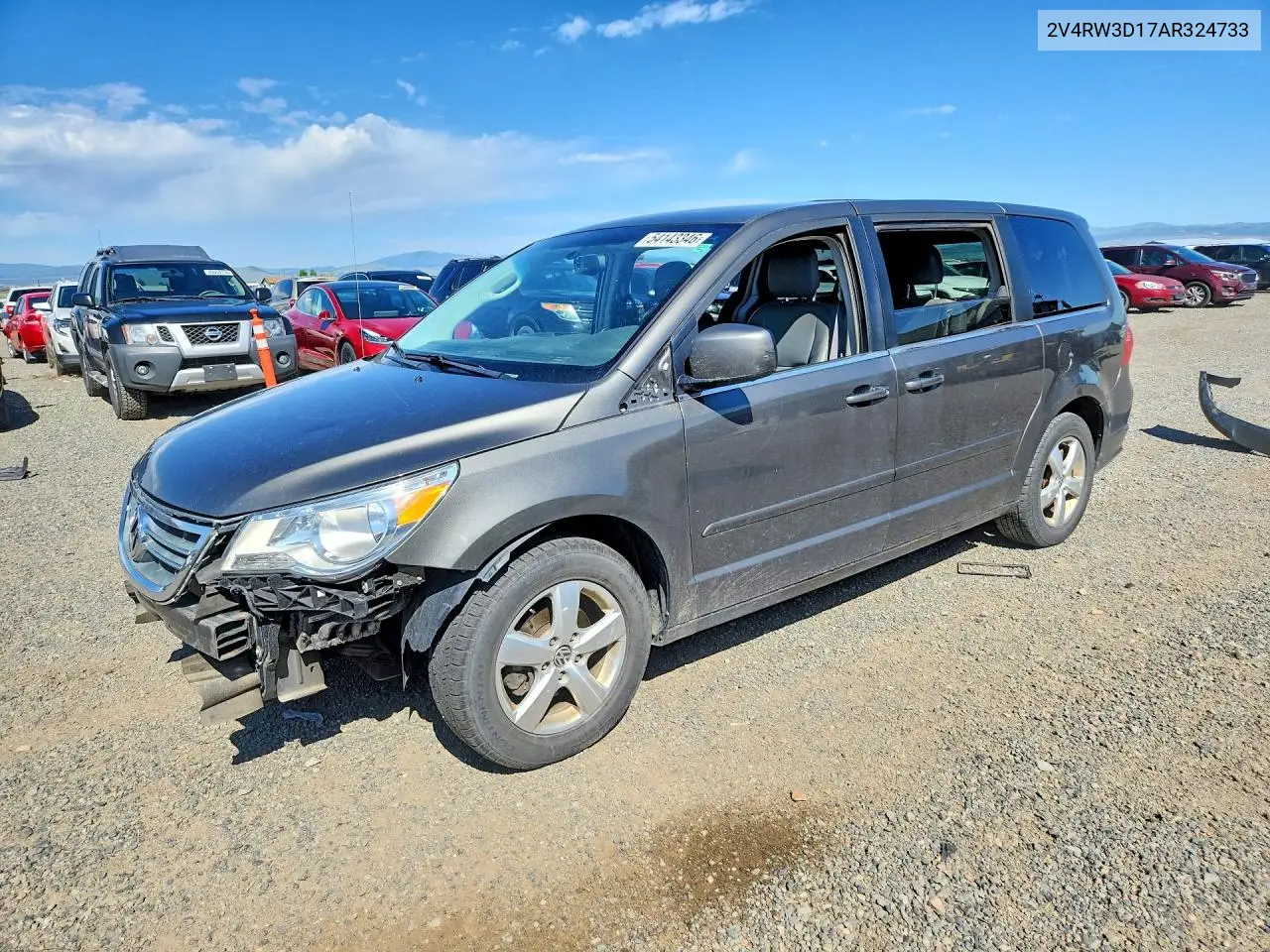 2010 Volkswagen Routan Se VIN: 2V4RW3D17AR324733 Lot: 54143346