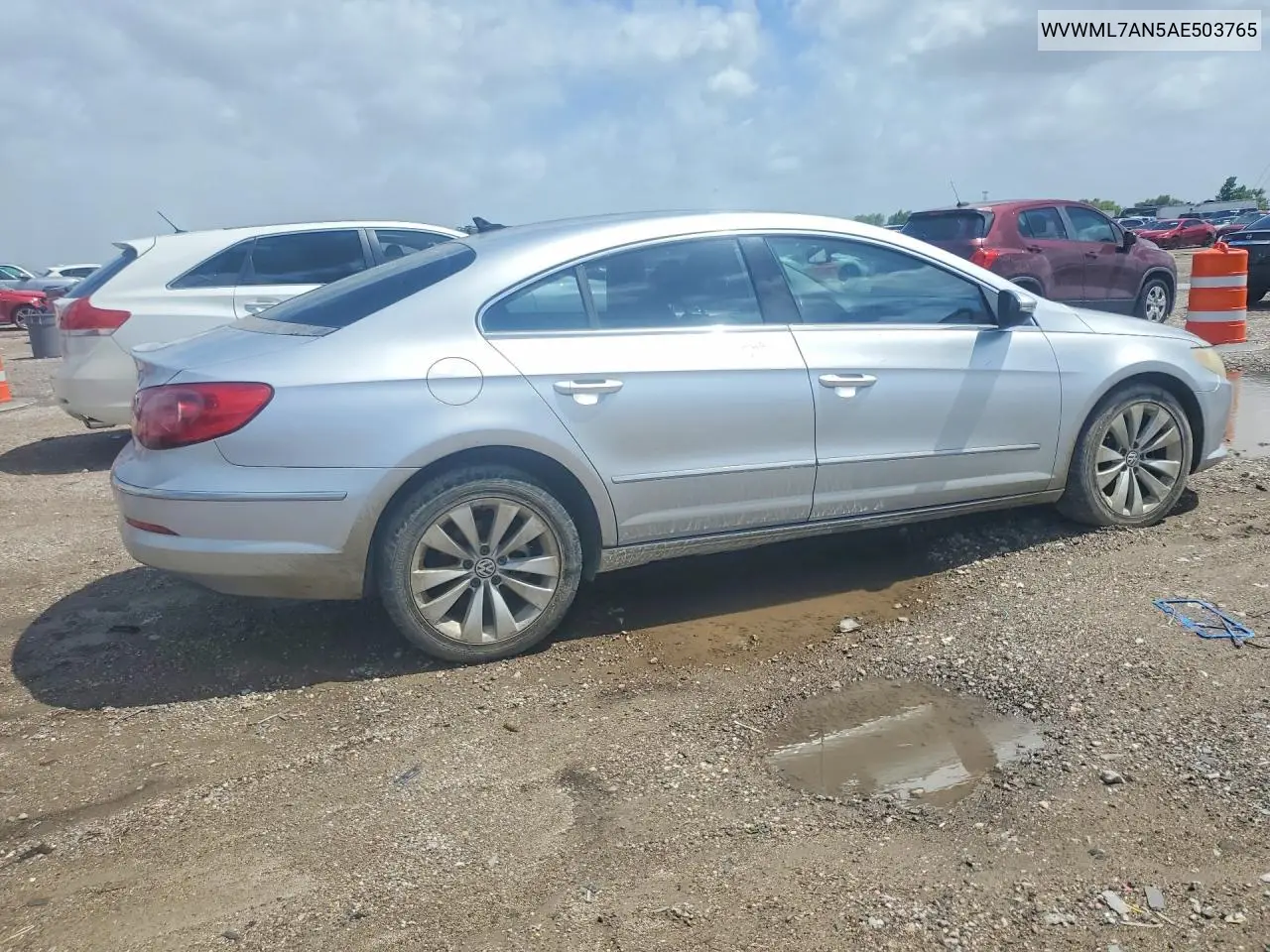 2010 Volkswagen Cc Sport VIN: WVWML7AN5AE503765 Lot: 56334486