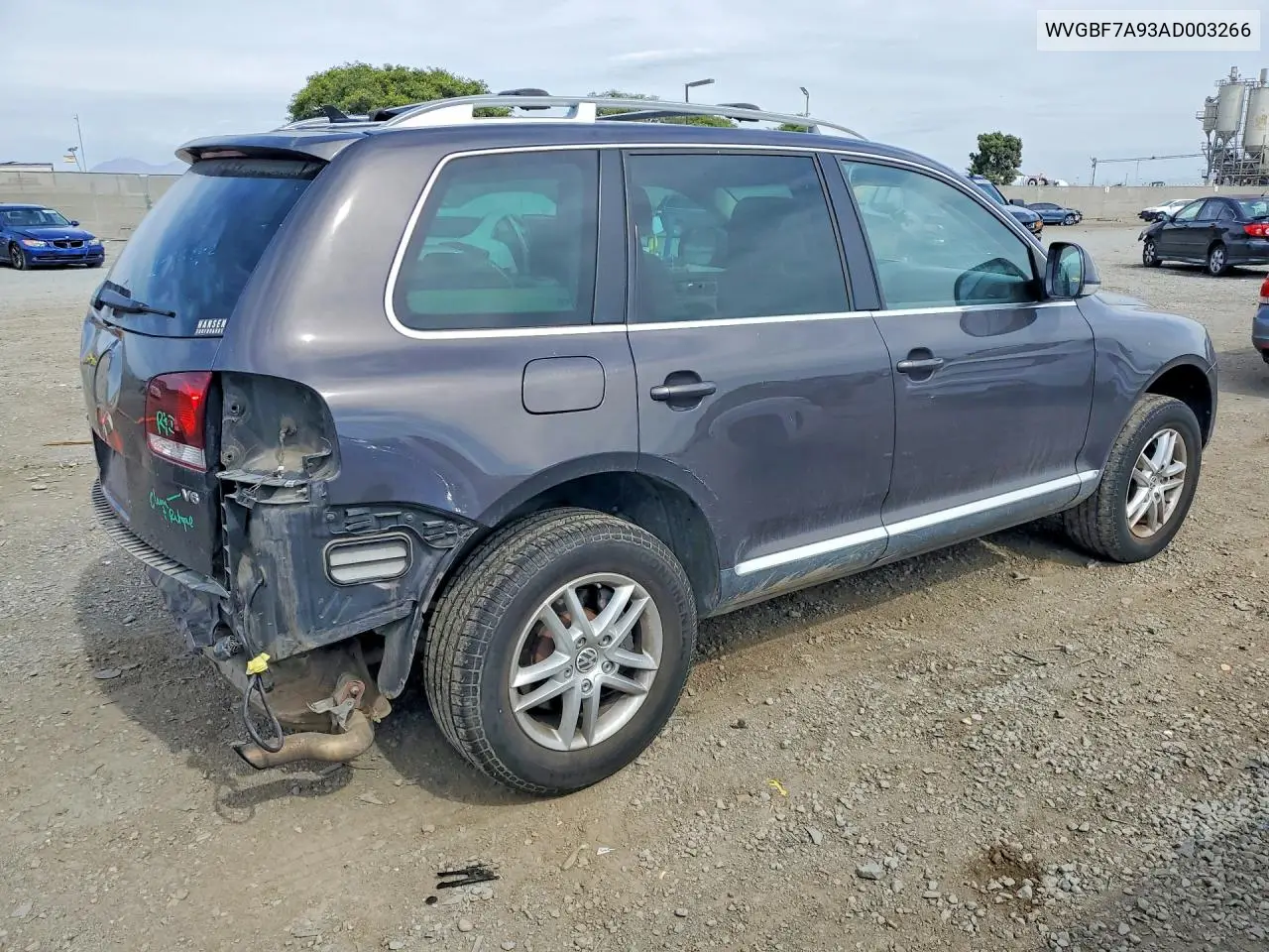 2010 Volkswagen Touareg V6 VIN: WVGBF7A93AD003266 Lot: 56414366