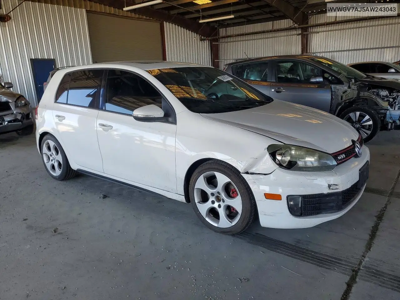 2010 Volkswagen Gti VIN: WVWGV7AJ5AW243043 Lot: 56698306
