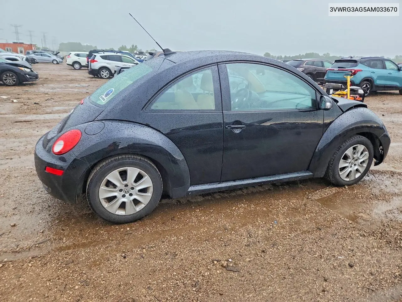 2010 Volkswagen New Beetle VIN: 3VWRG3AG5AM033670 Lot: 58636336
