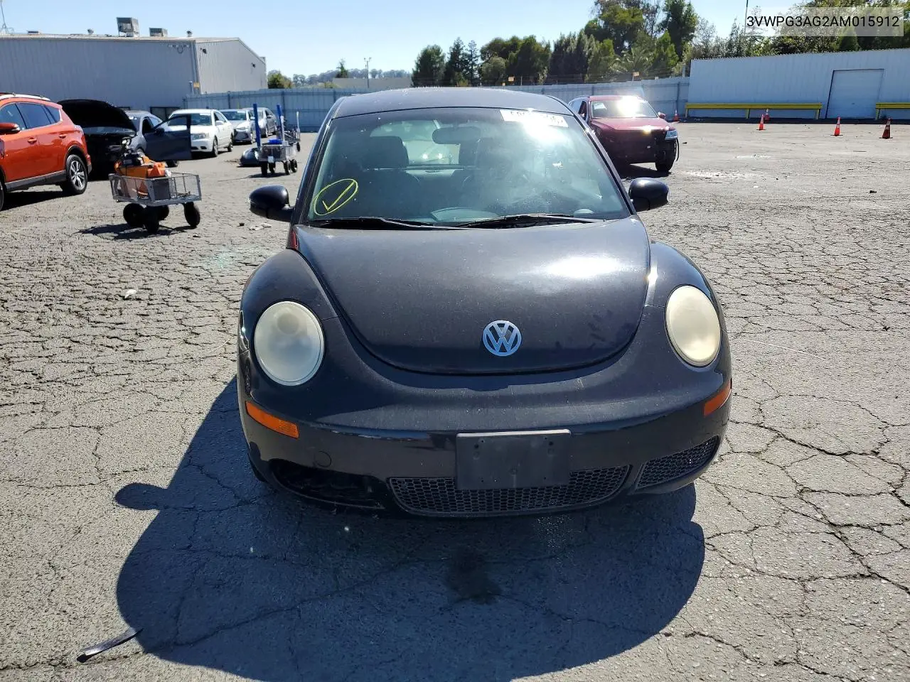 2010 Volkswagen New Beetle VIN: 3VWPG3AG2AM015912 Lot: 58957296