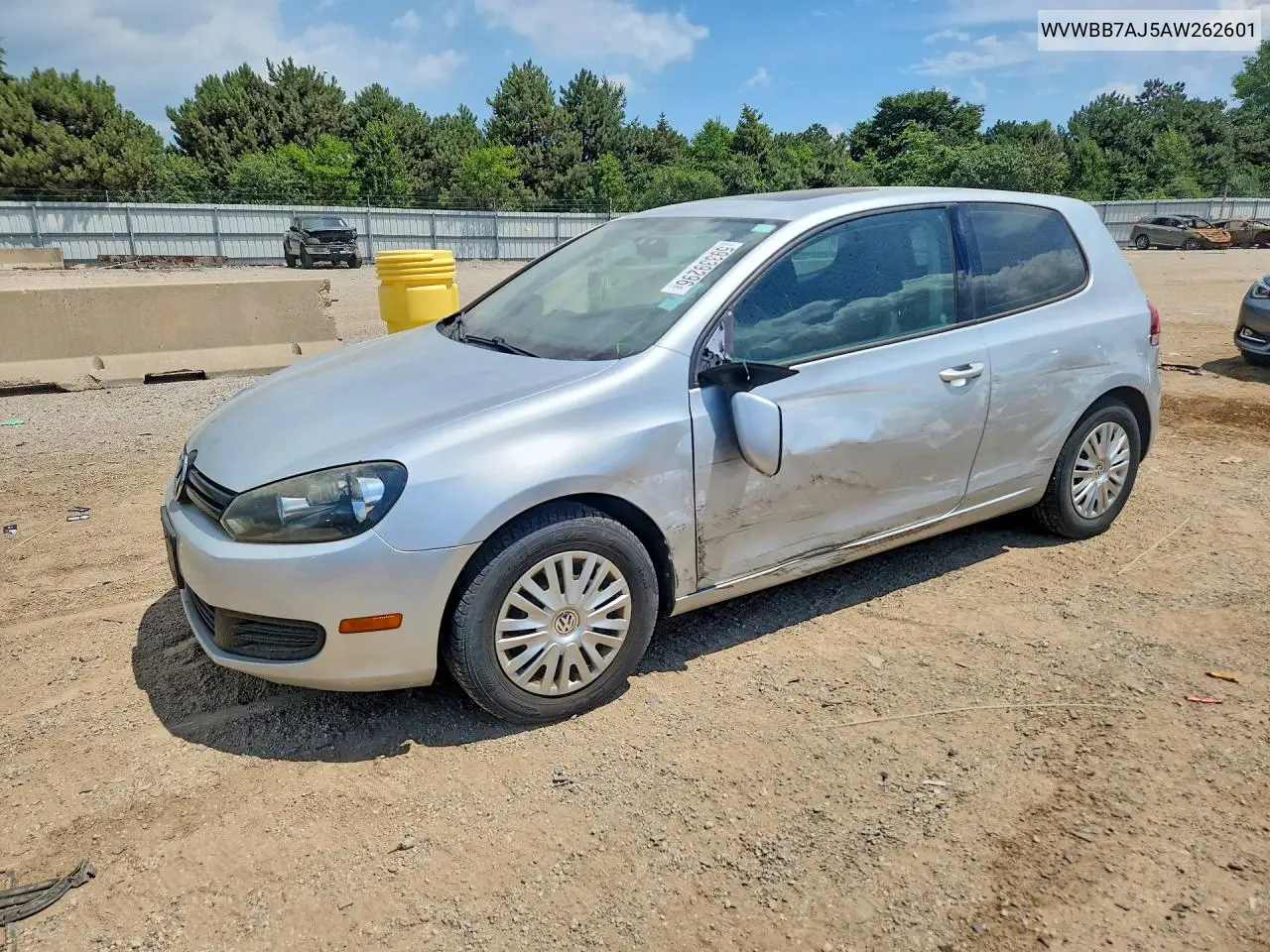 2010 Volkswagen Golf VIN: WVWBB7AJ5AW262601 Lot: 59339296