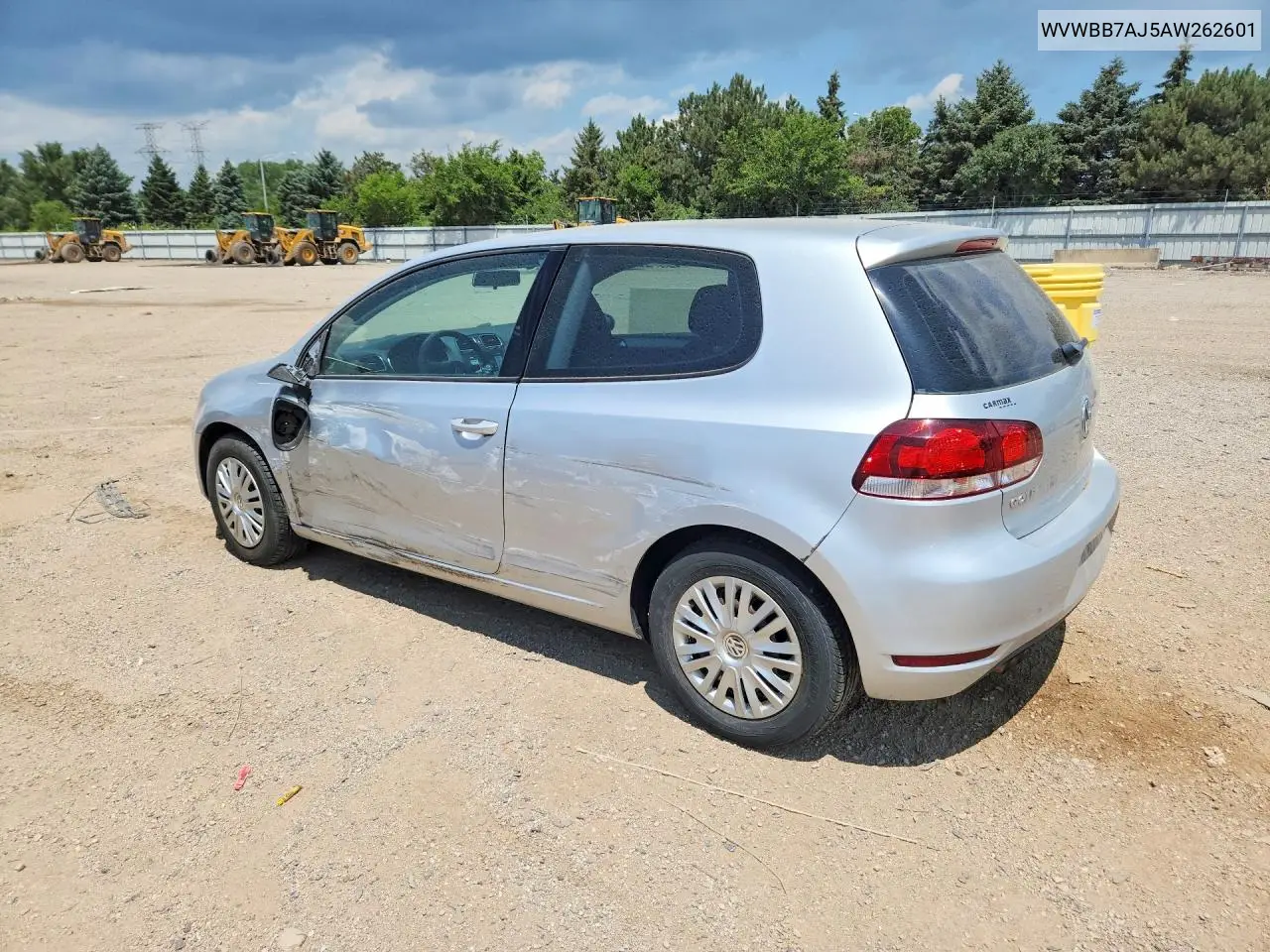 2010 Volkswagen Golf VIN: WVWBB7AJ5AW262601 Lot: 59339296