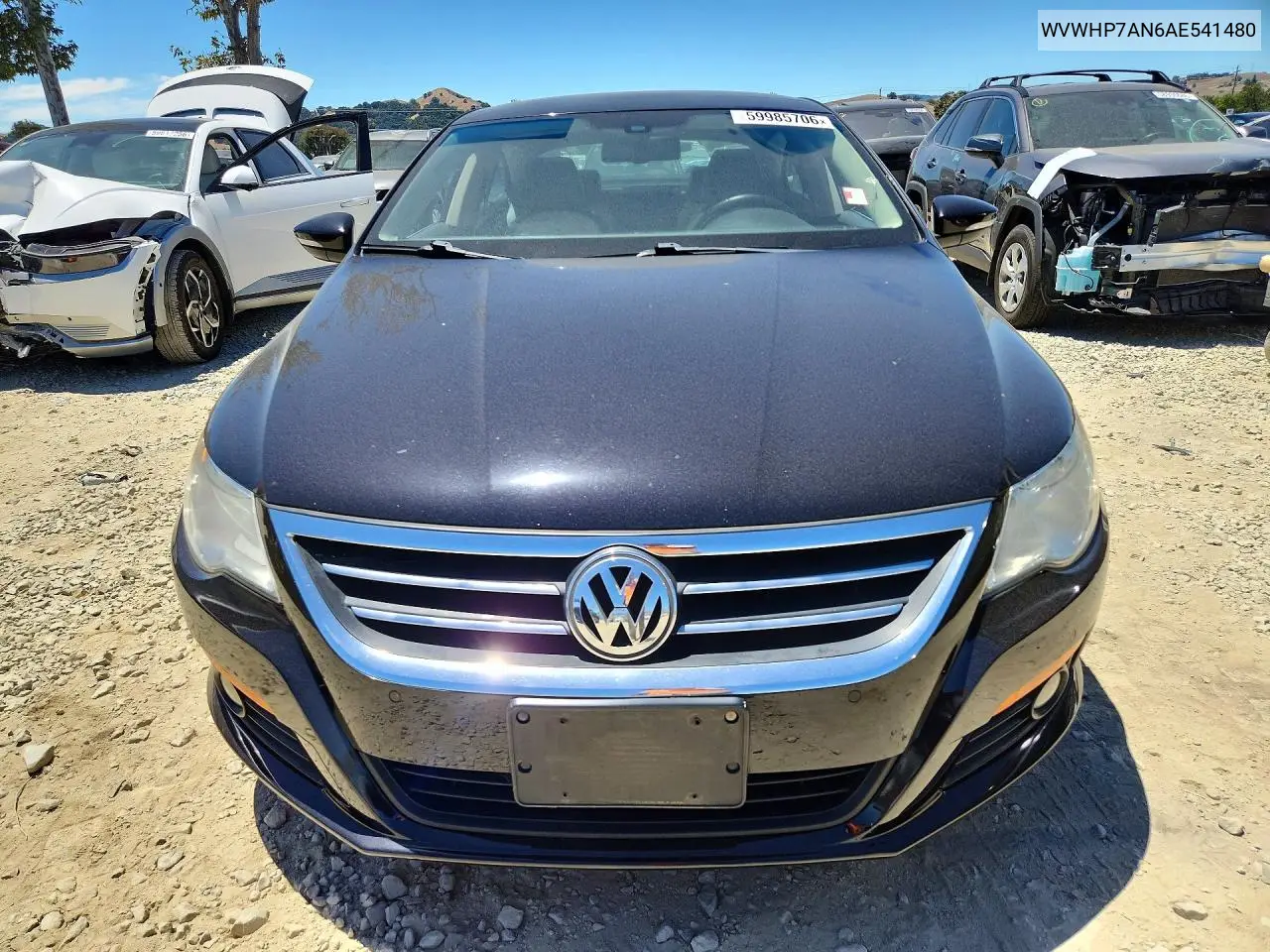 2010 Volkswagen Cc Luxury VIN: WVWHP7AN6AE541480 Lot: 59985706