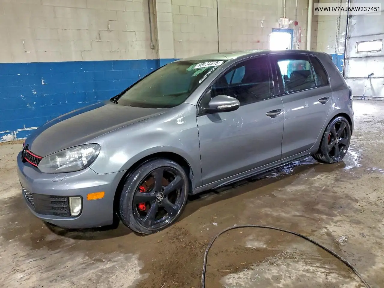 2010 Volkswagen Gti VIN: WVWHV7AJ6AW237451 Lot: 96034075