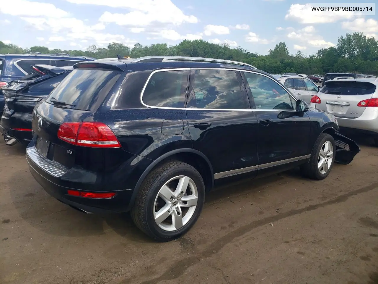 2011 Volkswagen Touareg V6 VIN: WVGFF9BP9BD005714 Lot: 54330006