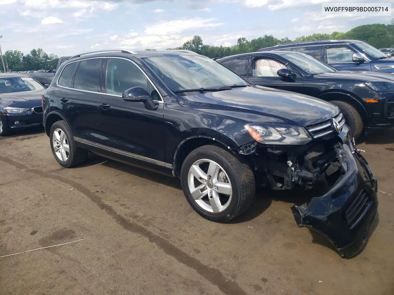 2011 Volkswagen Touareg V6 VIN: WVGFF9BP9BD005714 Lot: 54330006