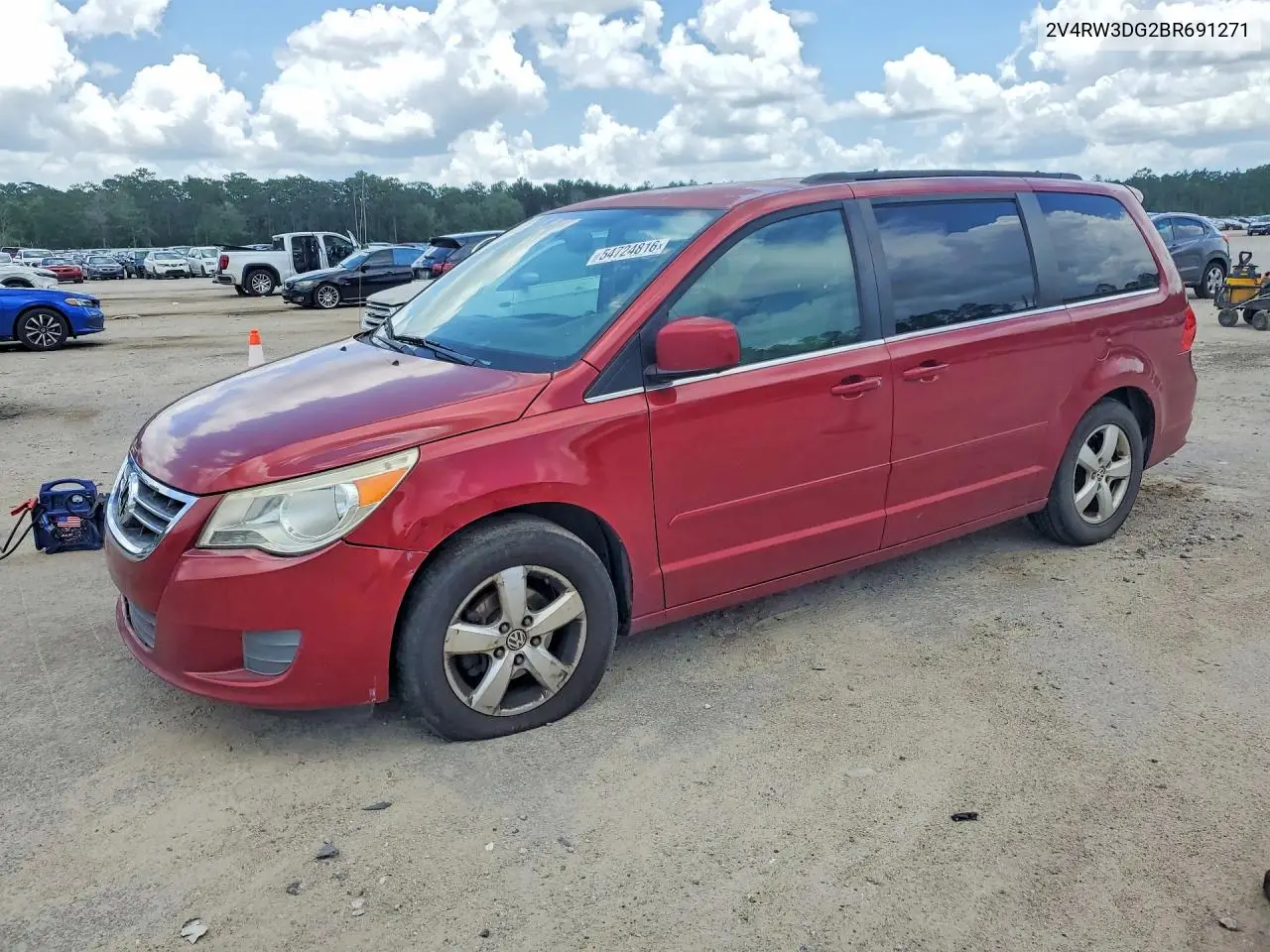 2011 Volkswagen Routan Se VIN: 2V4RW3DG2BR691271 Lot: 54724816