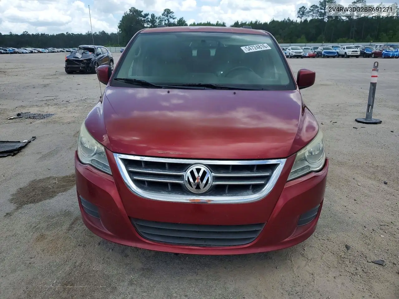 2011 Volkswagen Routan Se VIN: 2V4RW3DG2BR691271 Lot: 54724816