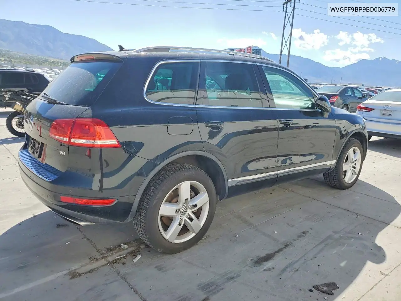 2011 Volkswagen Touareg V6 VIN: WVGFF9BP9BD006779 Lot: 54816426