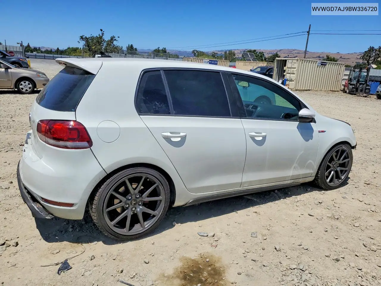 2011 Volkswagen Gti VIN: WVWGD7AJ9BW336720 Lot: 55635466