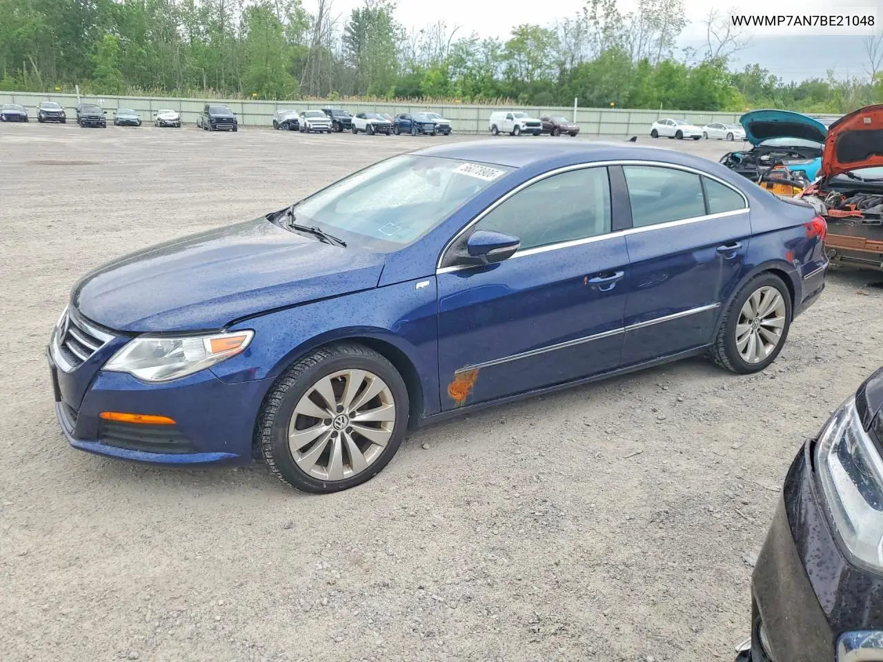 2011 Volkswagen Cc Sport VIN: WVWMP7AN7BE721048 Lot: 56078906