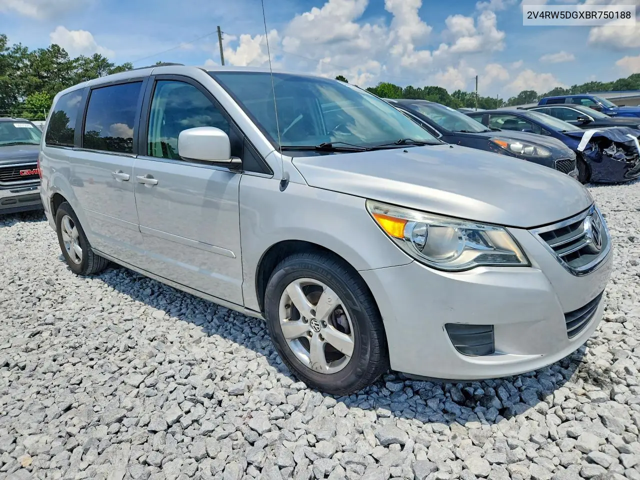 2011 Volkswagen Routan Sel VIN: 2V4RW5DGXBR750188 Lot: 56893996