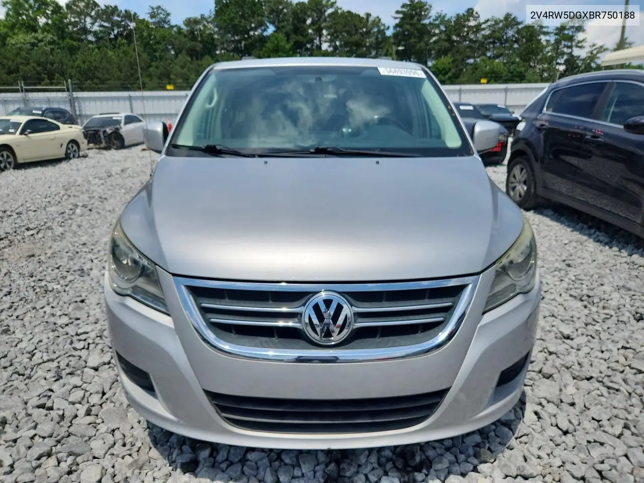 2011 Volkswagen Routan Sel VIN: 2V4RW5DGXBR750188 Lot: 56893996
