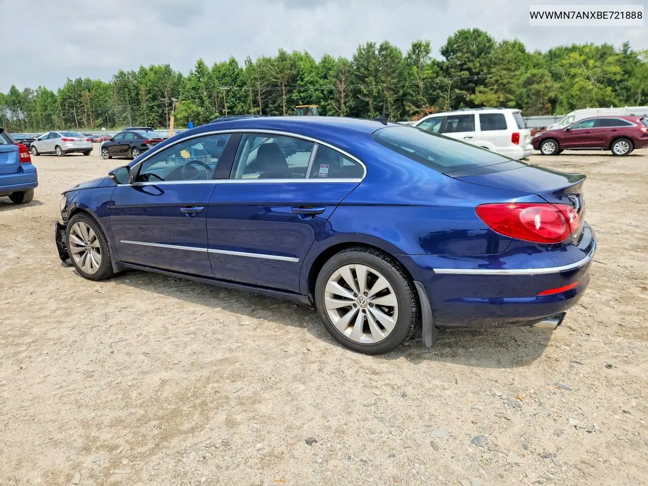 2011 Volkswagen Cc Sport VIN: WVWMN7ANXBE721888 Lot: 61443816