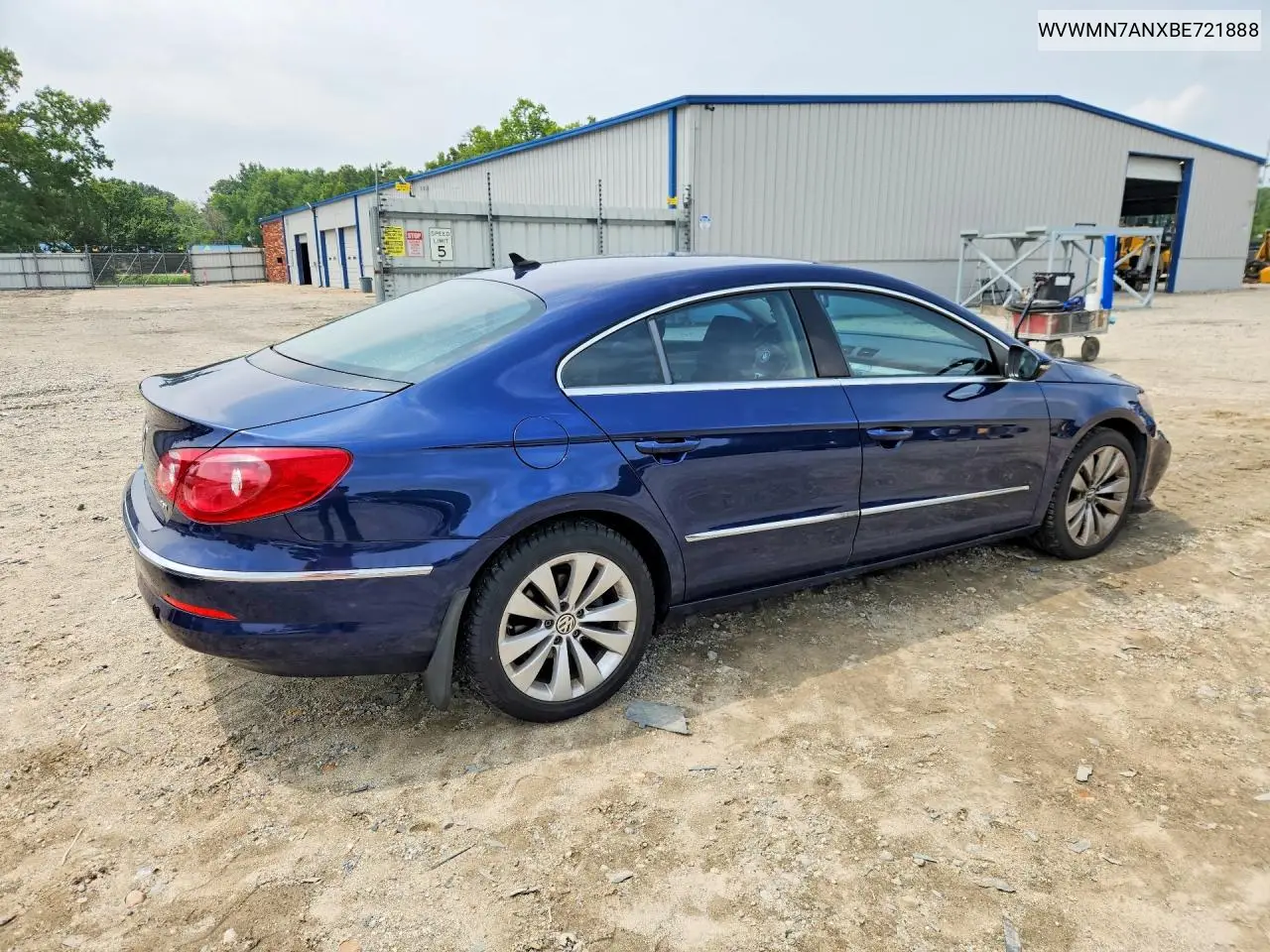 2011 Volkswagen Cc Sport VIN: WVWMN7ANXBE721888 Lot: 61443816