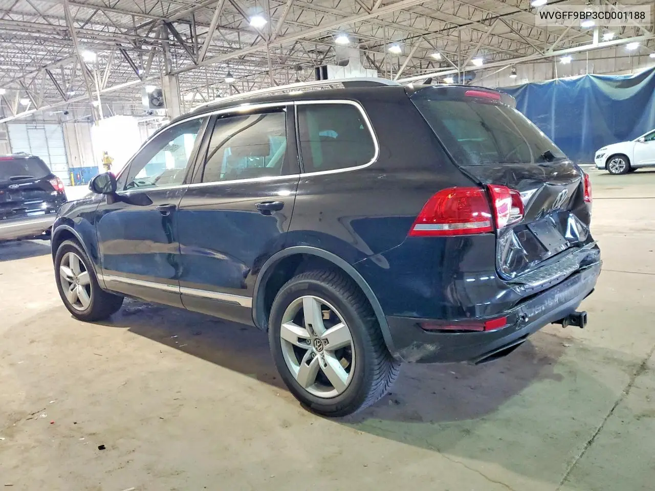 2012 Volkswagen Touareg V6 VIN: WVGFF9BP3CD001188 Lot: 52603036