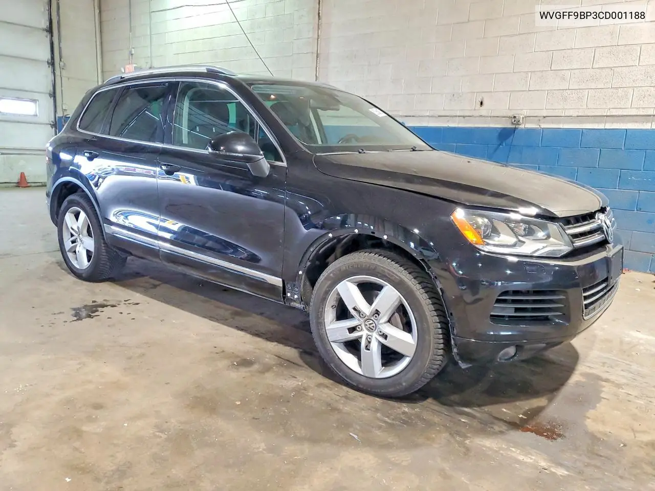 2012 Volkswagen Touareg V6 VIN: WVGFF9BP3CD001188 Lot: 52603036