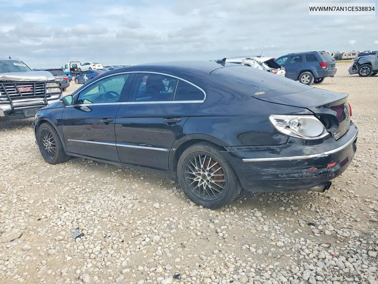 2012 Volkswagen Cc Sport VIN: WVWMN7AN1CE538834 Lot: 52818476