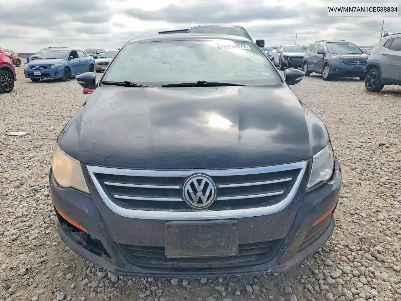 2012 Volkswagen Cc Sport VIN: WVWMN7AN1CE538834 Lot: 52818476
