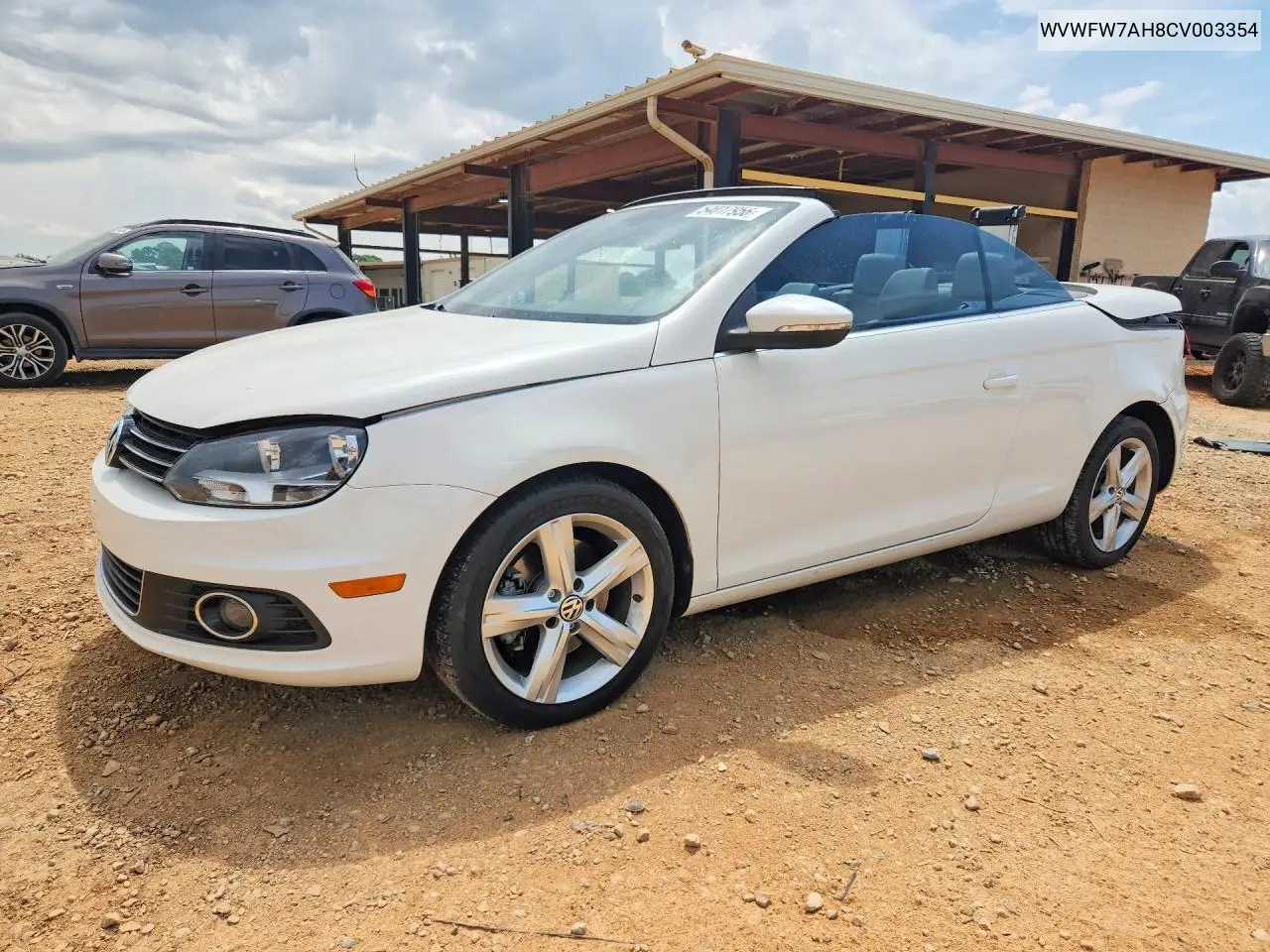 2012 Volkswagen Eos Lux VIN: WVWFW7AH8CV003354 Lot: 54017956