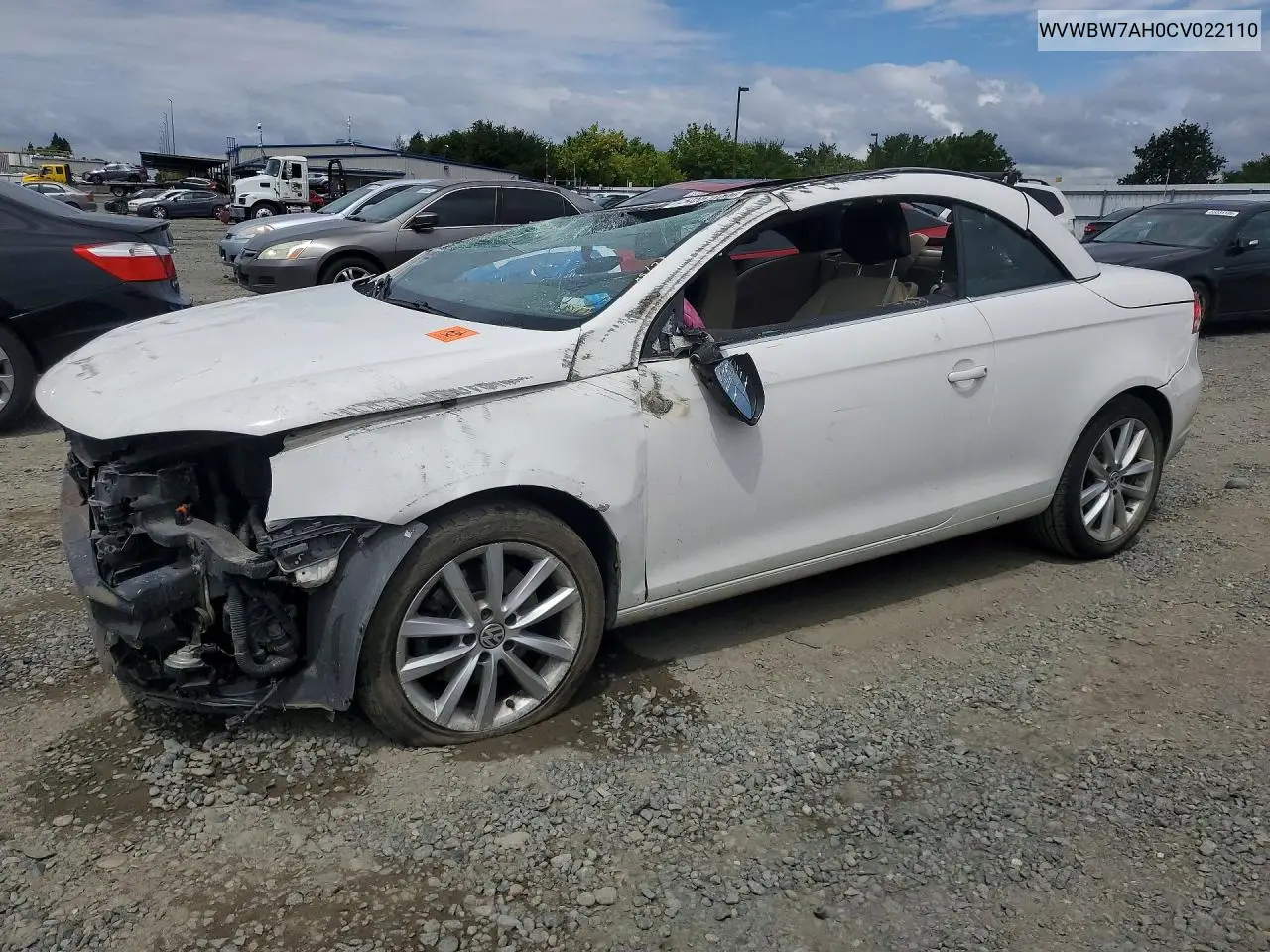 2012 Volkswagen Eos Komfort VIN: WVWBW7AH0CV022110 Lot: 54861066