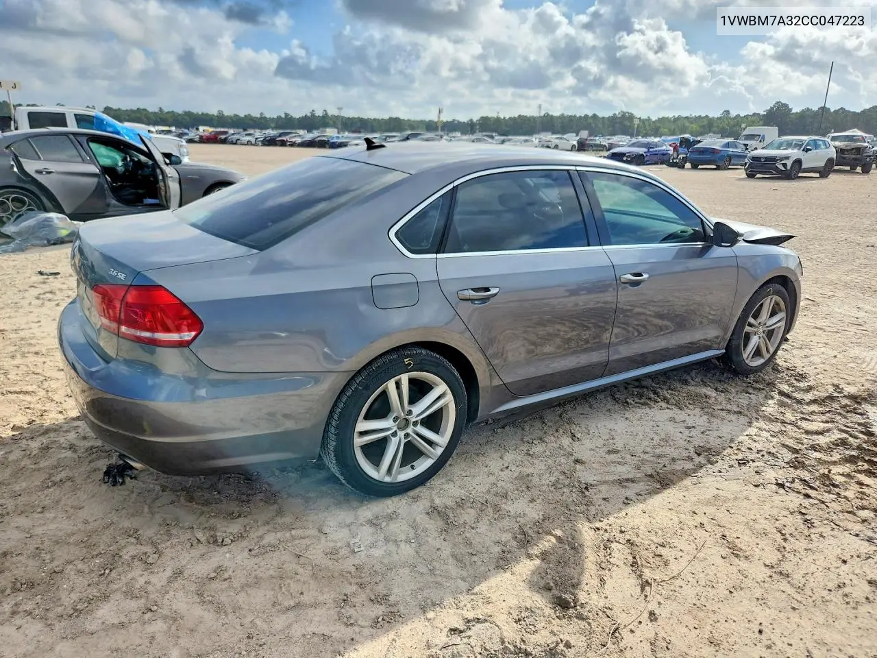 2012 Volkswagen Passat Se VIN: 1VWBM7A32CC047223 Lot: 56723186