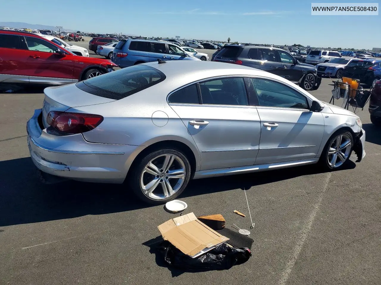 2012 Volkswagen Cc Sport VIN: WVWNP7AN5CE508430 Lot: 56821776
