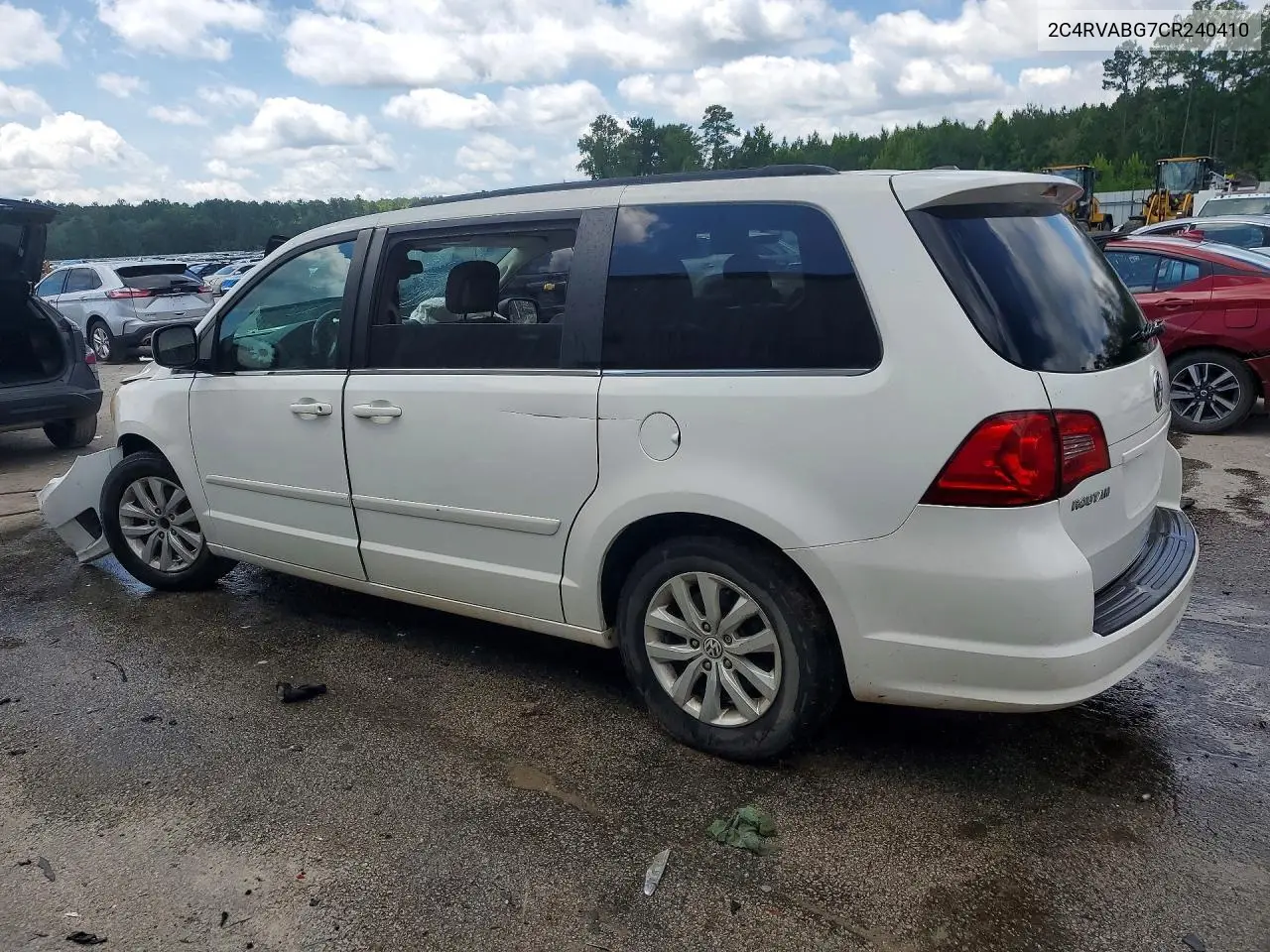 2012 Volkswagen Routan Se VIN: 2C4RVABG7CR240410 Lot: 56960216