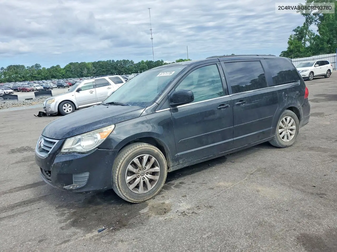 2012 Volkswagen Routan Se VIN: 2C4RVABG8CR293780 Lot: 57171776