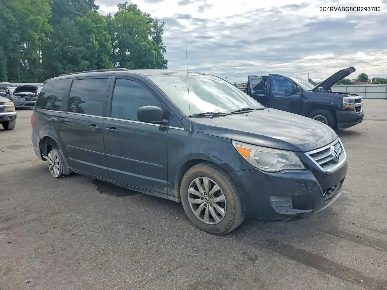 2012 Volkswagen Routan Se VIN: 2C4RVABG8CR293780 Lot: 57171776