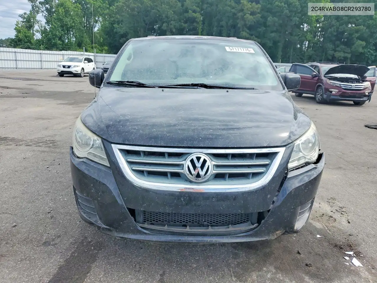 2012 Volkswagen Routan Se VIN: 2C4RVABG8CR293780 Lot: 57171776