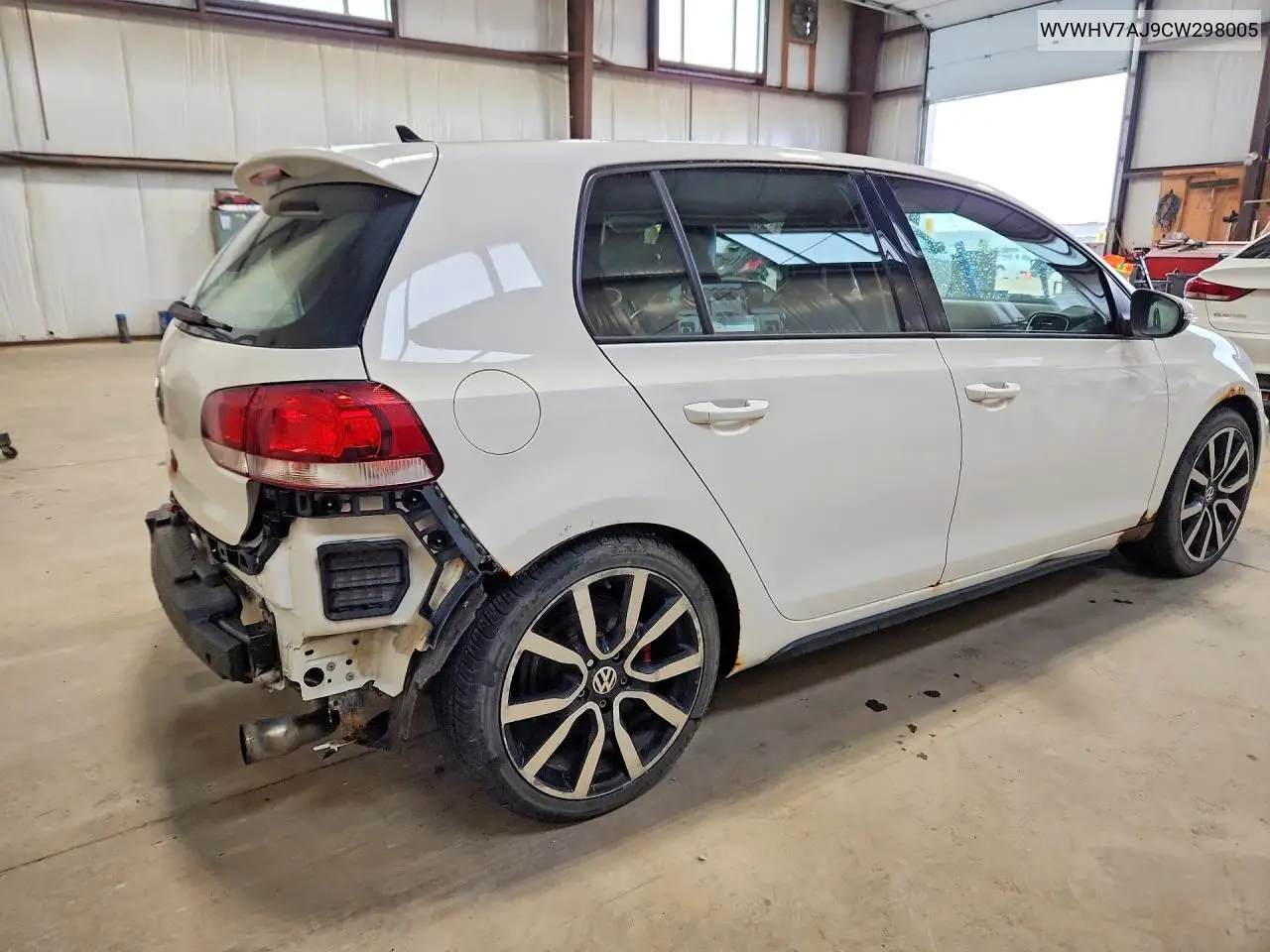 2012 Volkswagen Gti VIN: WVWHV7AJ9CW298005 Lot: 57210086