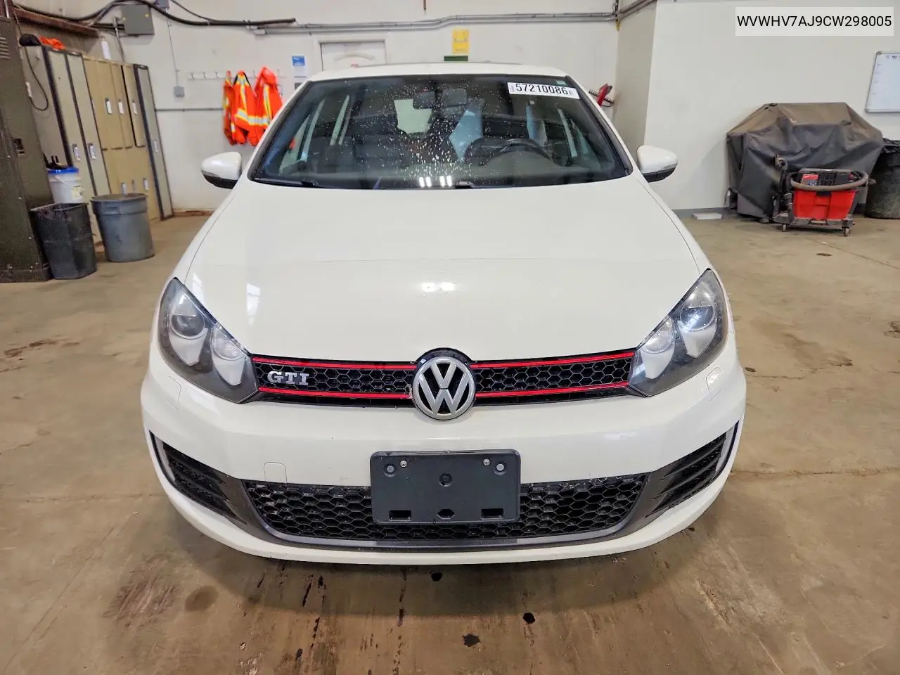 2012 Volkswagen Gti VIN: WVWHV7AJ9CW298005 Lot: 57210086